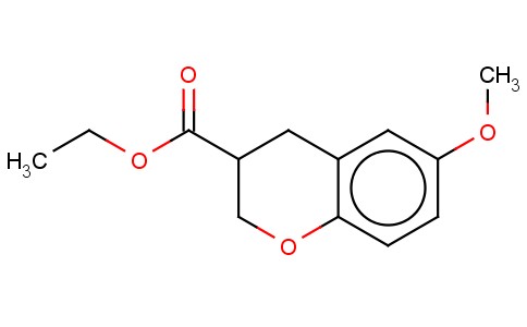 6-METHOXY-CHROMAN-3-CARBOXYLIC ACID ETHYL ESTER